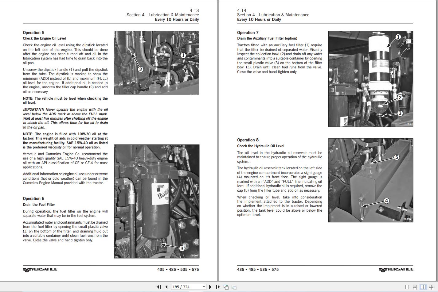 Versatile Tractor L4WD DT T3 Operation Manual (2)