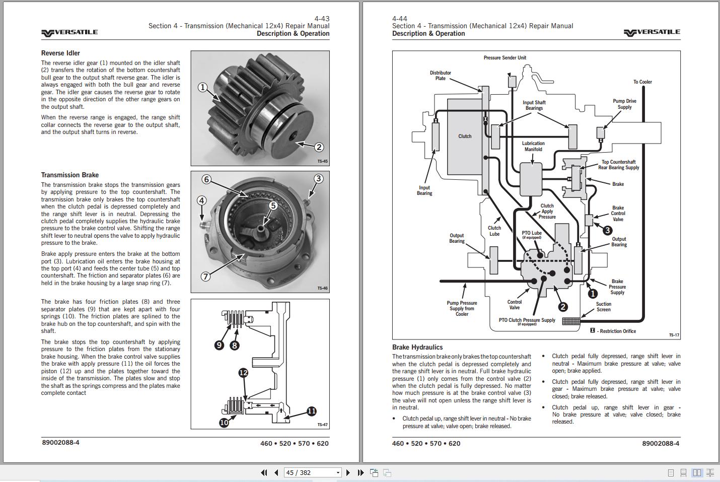 Versatile Tractor L4WD T3 460 to 620 Repair Manual (5)