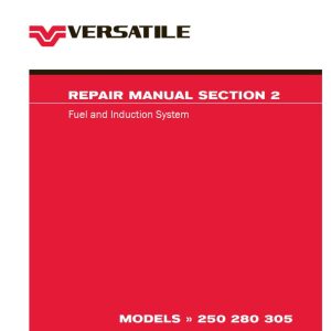 Versatile Tractor MFWD 250 280 305 T3 Repair Manual (1)