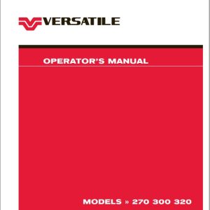 Versatile Tractor MFWD T3 Operation Manual (1)