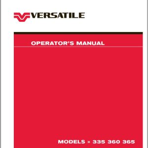Versatile Tractor MFWD T4f Operation Manual (1)