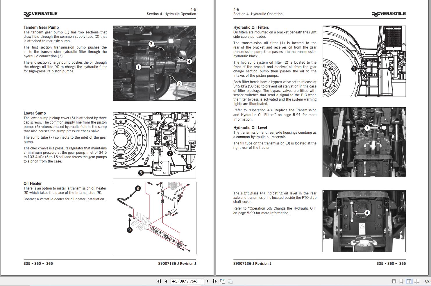 Versatile Tractor MFWD T4f Operation Manual (2)
