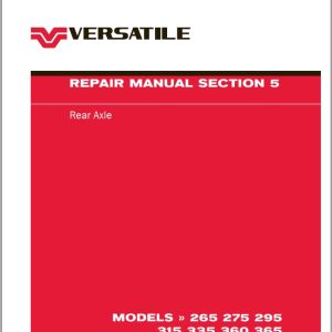 Versatile Tractor MFWD T4f Repair Manual (1)