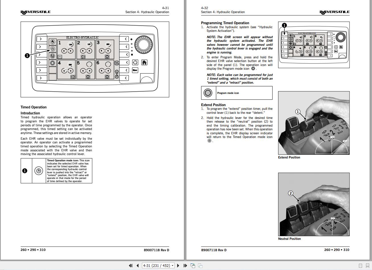 Versatile Tractor MFWD T4i Operation Manual (2)