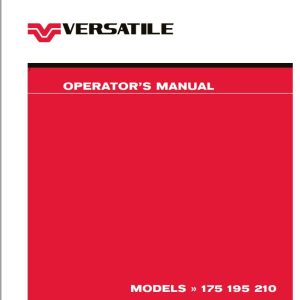 Versatile Tractor Nemesis Operation Manual (1)