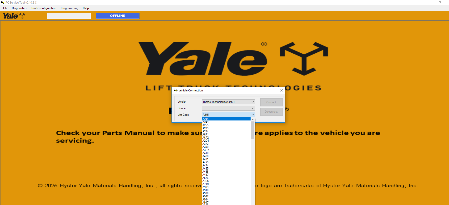 Yale PC Service Tool v5.10.02 3 04.2026 Remote Installation 1