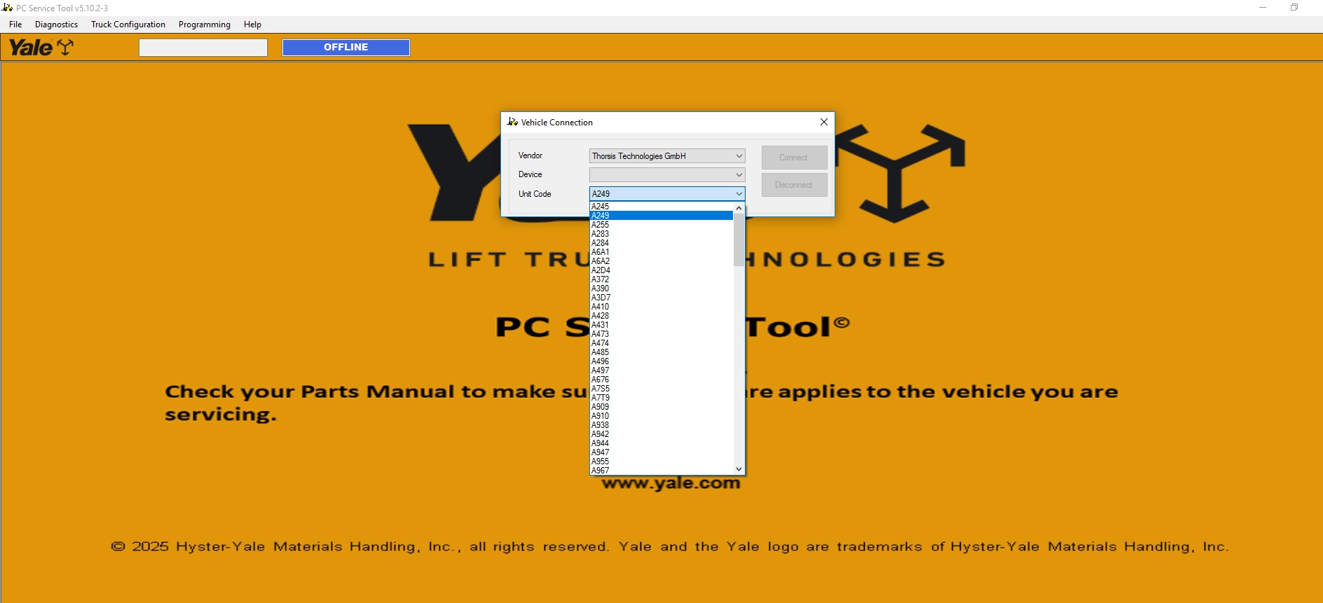 Yale PC Service Tool v5.10.02 3 04.2026 Remote Installation 2