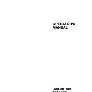 Ausa Taurulift T306H T307H Operation Manual 1