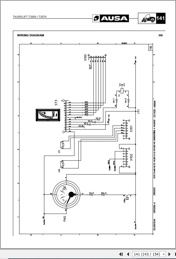 Ausa Taurulift T306H T307H Operation Manual 3