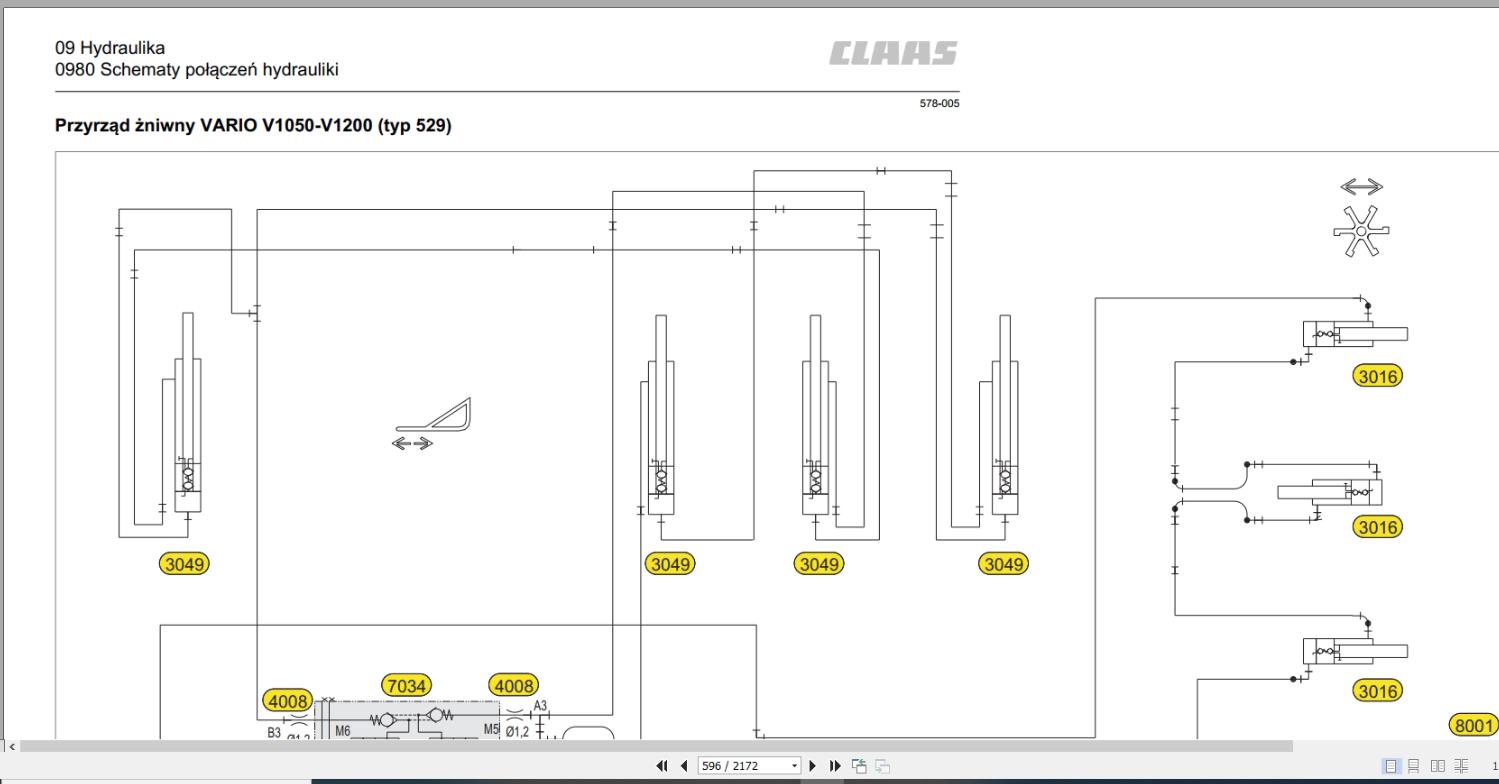 Claas Combine Lexion 760 740 C65 Operation Repair Manual PL 8