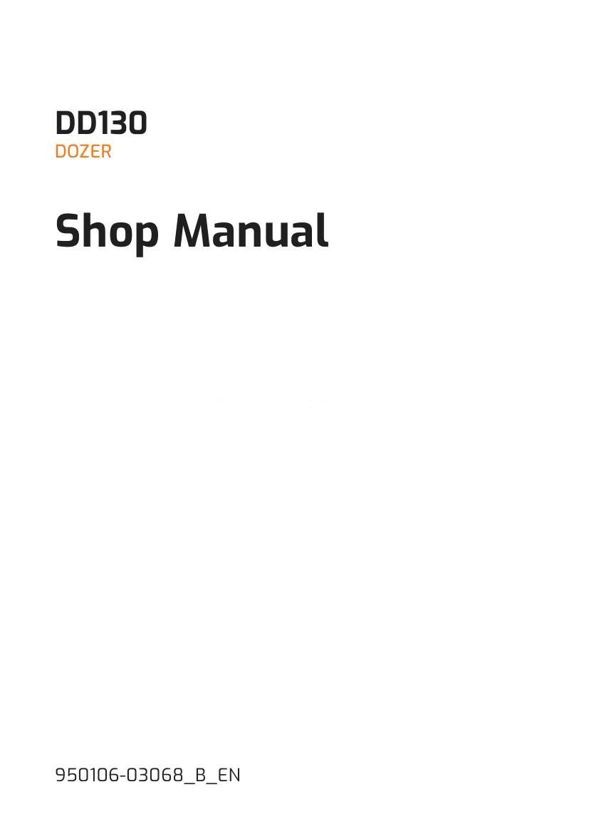 Develon Dozer DD130 Shop Manual 950106 03068 B EN (1)