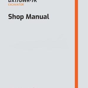 Develon Wheeled Excavator DX170WR 7K Shop Manual 950106 03640 A KO (1)