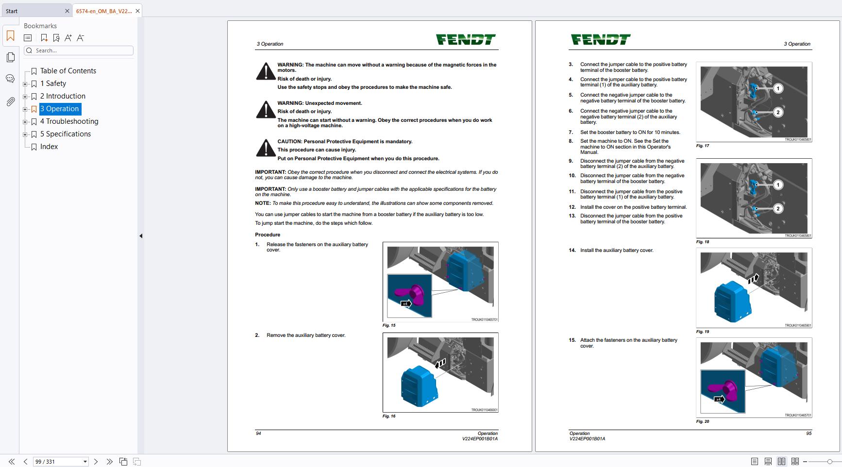 FENDT Tractors e100 e107 V Vario Operation Maintenance Manual EN (3)