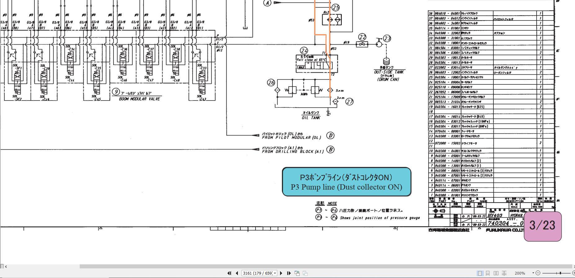 Furukawa Hydraulic Crawler Drill HCR1200 ED HCR1500 ED Service Manual 5