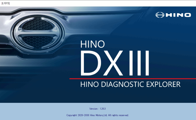 Hino Diagnostic Explorer 3 Hino DXIII Ver.1.26.3 Remote Installation 1