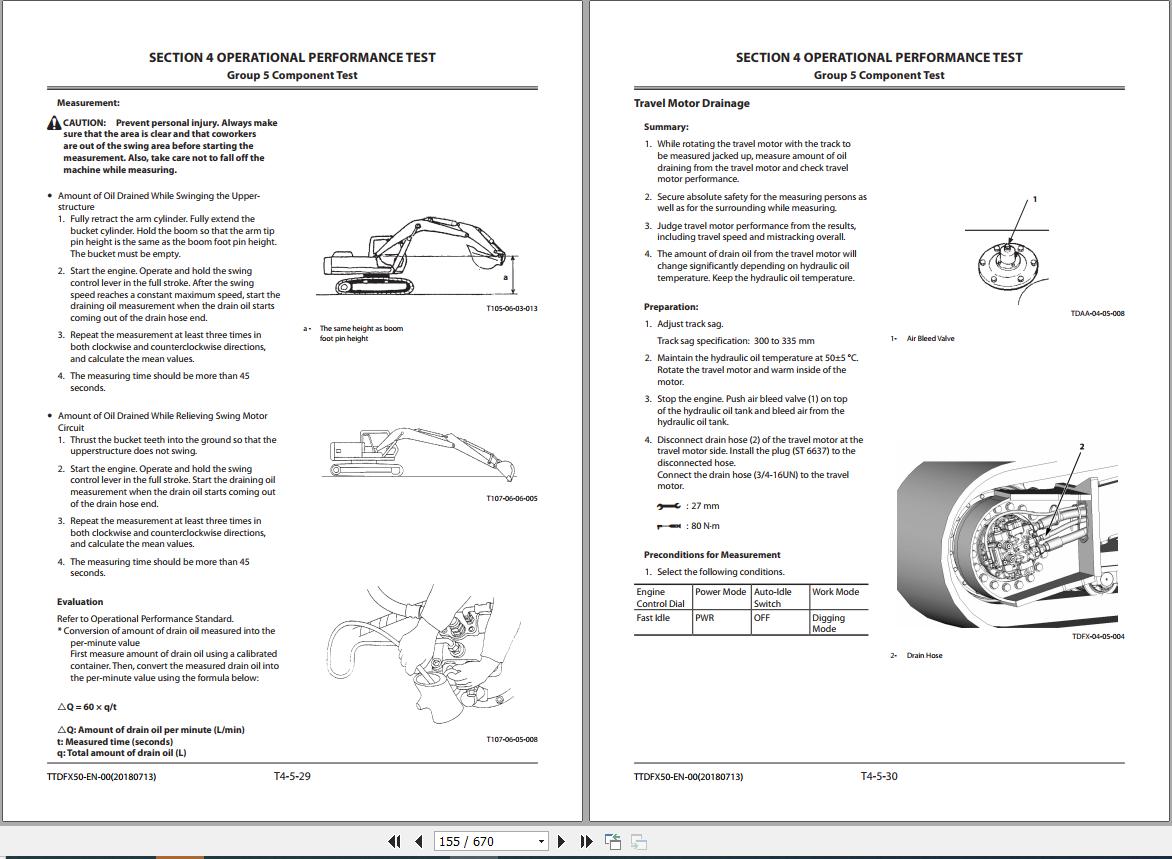 Hitachi Excavator ZH210 6 ZH210LC 6 Diagram and Technical Manual TTDFX50 EN 00 2