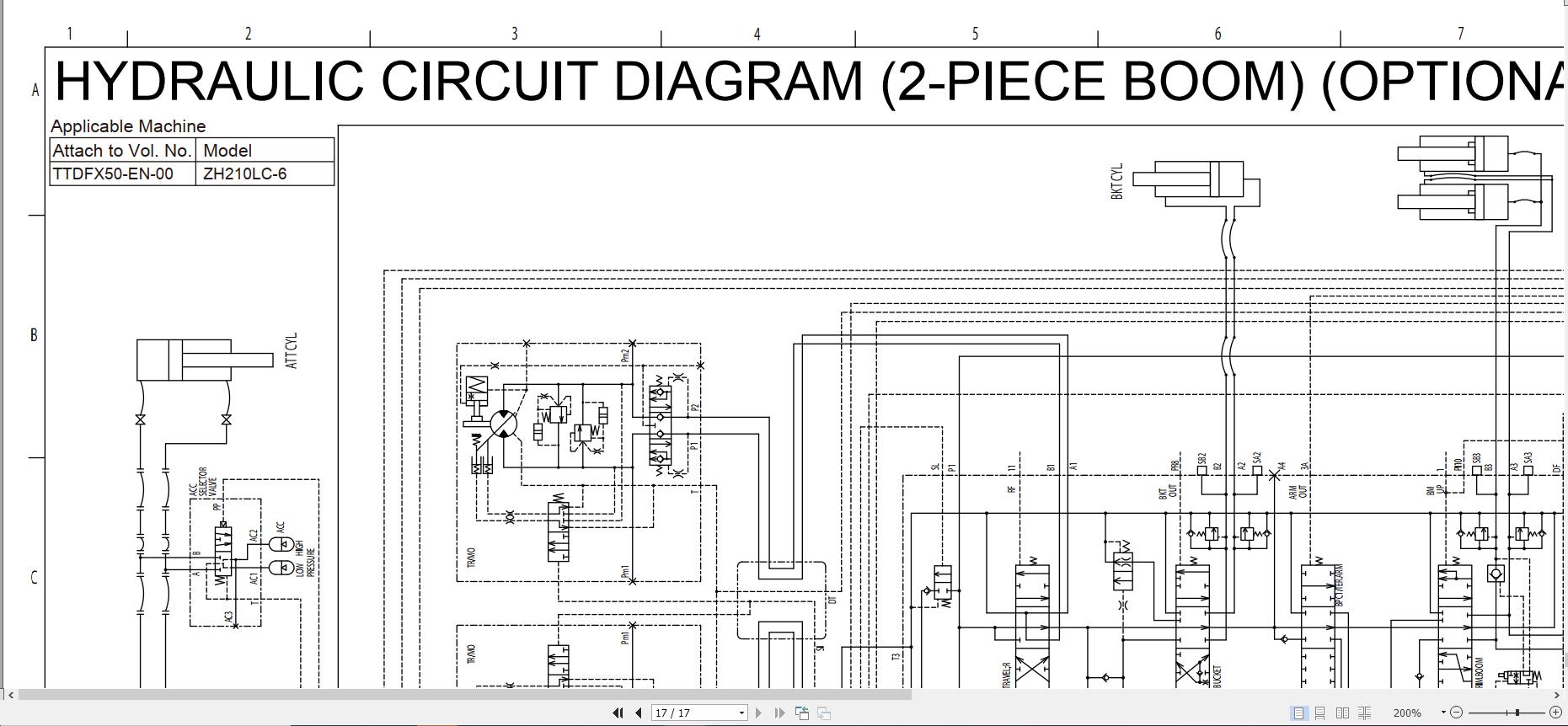 Hitachi Excavator ZH210 6 ZH210LC 6 Diagram and Technical Manual TTDFX50 EN 00 4