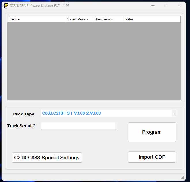 Hyster Yale CCS NCEA Software Updater FST 1.69 01.2021 Program 1