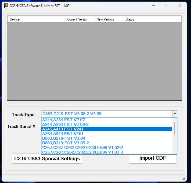 Hyster Yale CCS NCEA Software Updater FST 1.69 01.2021 Program 7