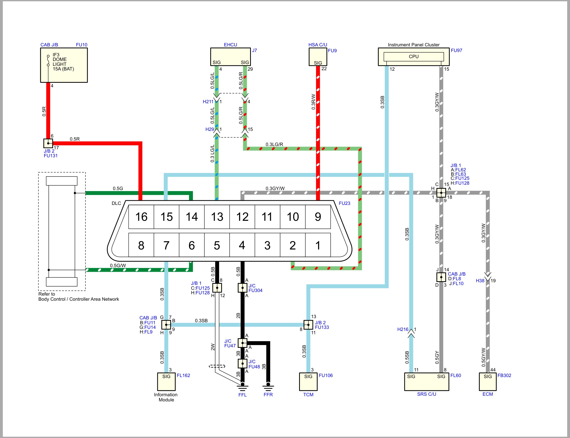 Isuzu Truck F&G Series 08 Cab model 2016 to 2020 Hong Kong Russia Wiring Diagram MGHTML WEN 1651 (1)