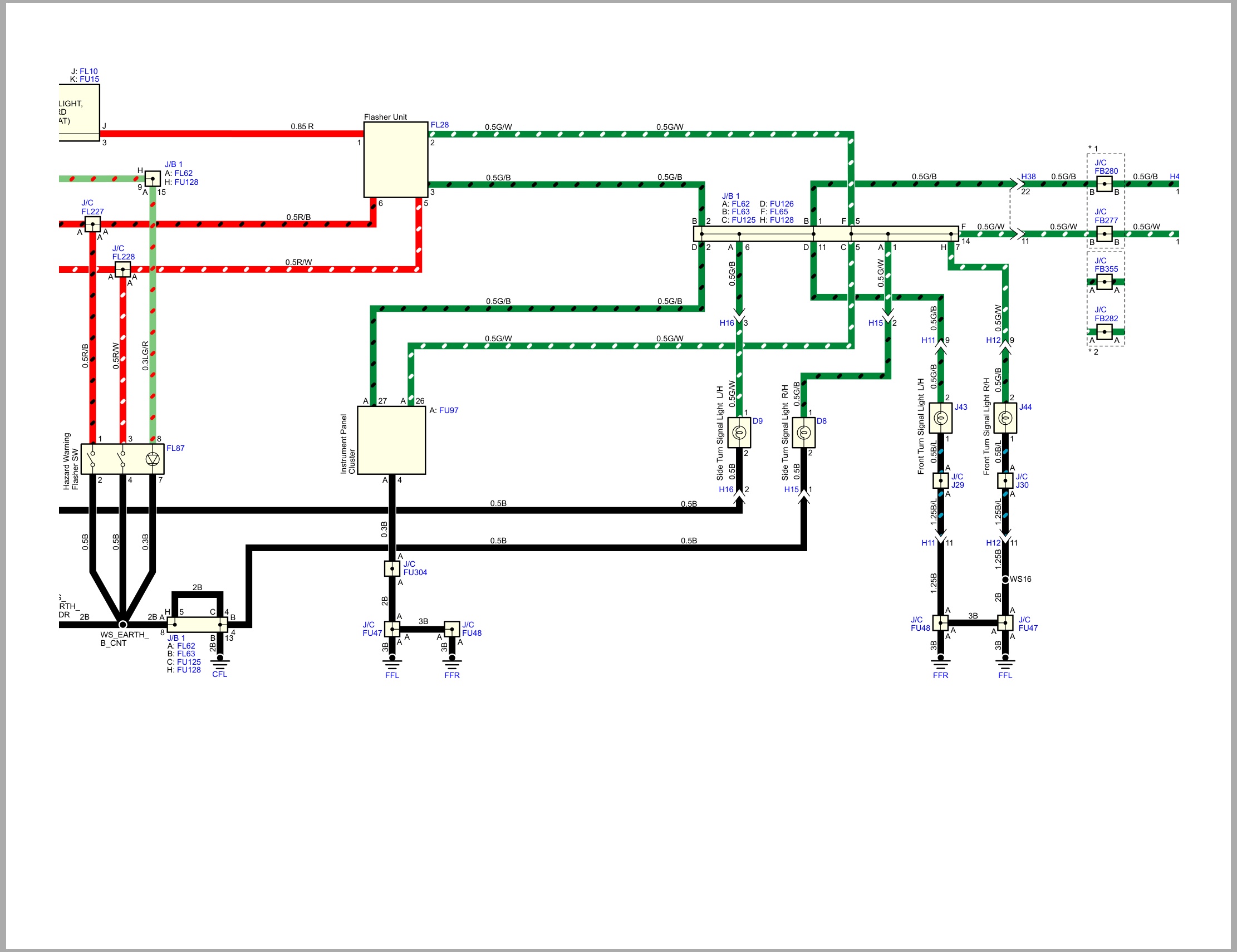 Isuzu Truck F&G Series 08 Cab model 2018 to 2021 Wiring Diagram MGHTML WEN 1871 (1)