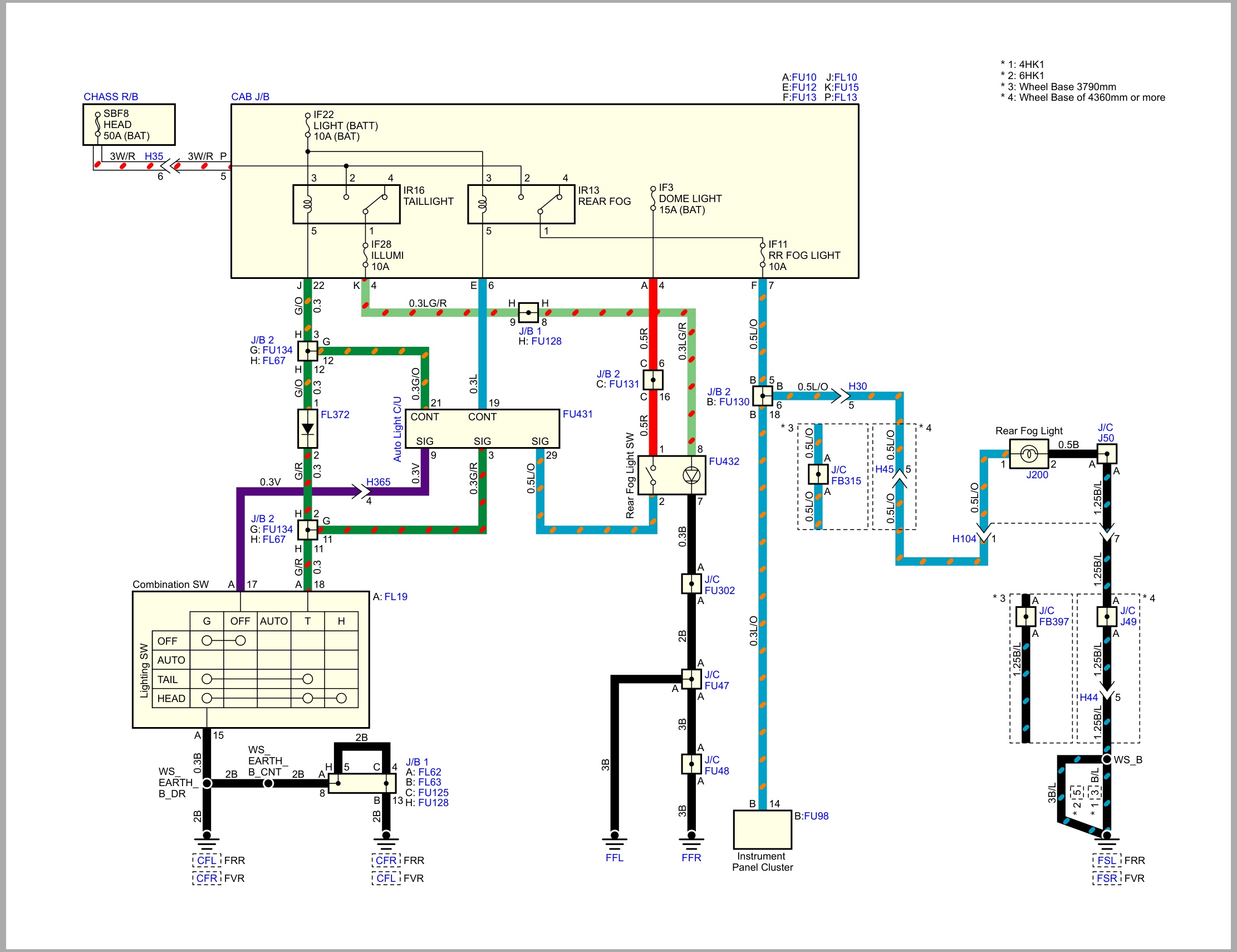 Isuzu Truck F&G Series 08 Cab model 2018 to 2021 Wiring Diagram MGHTML WEN 1871 (2)