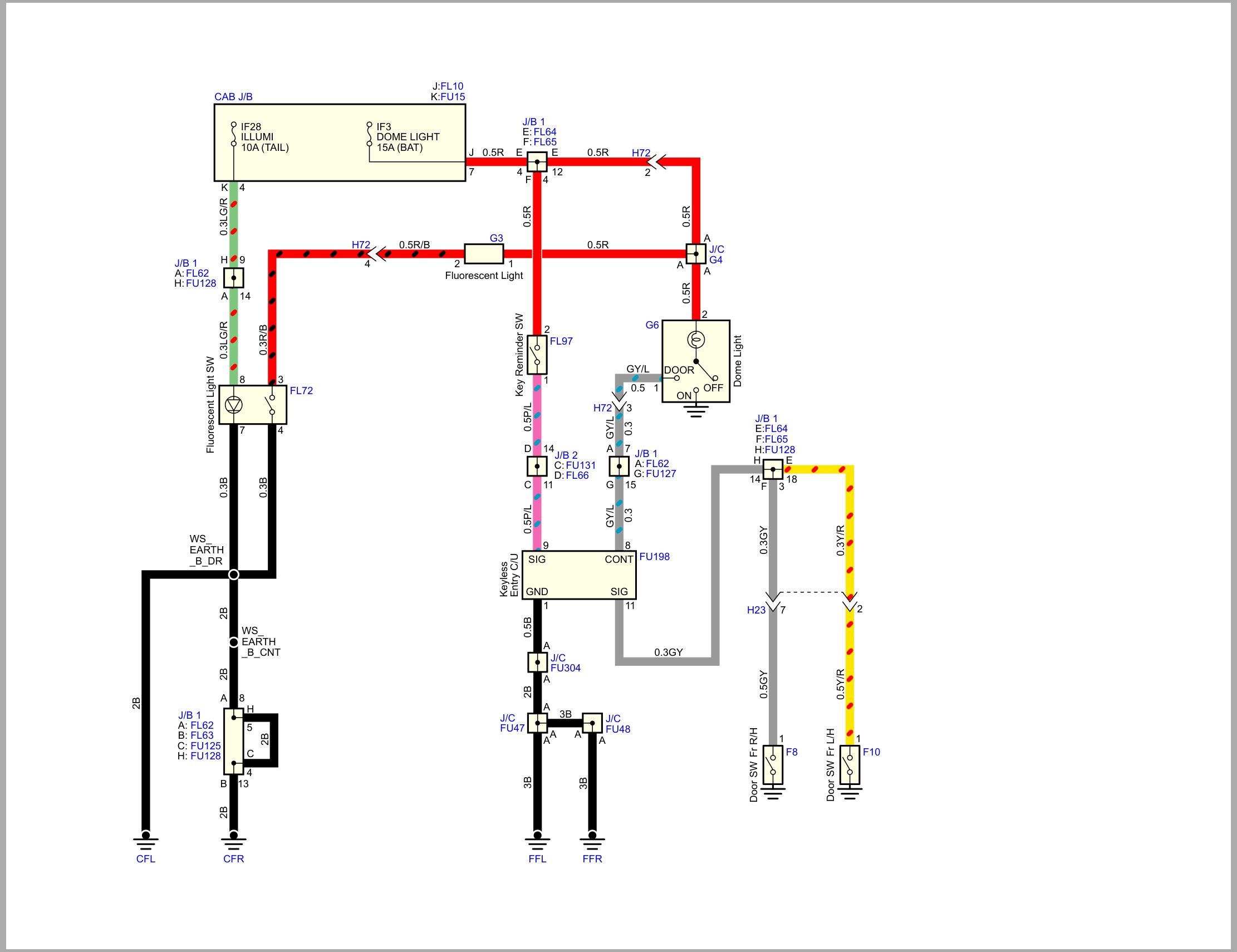 Isuzu Truck F&G Series 08 Cab model 2021 1st edition Europe Israel Wiring Diagram MGHTML WEN 2111EU (1)