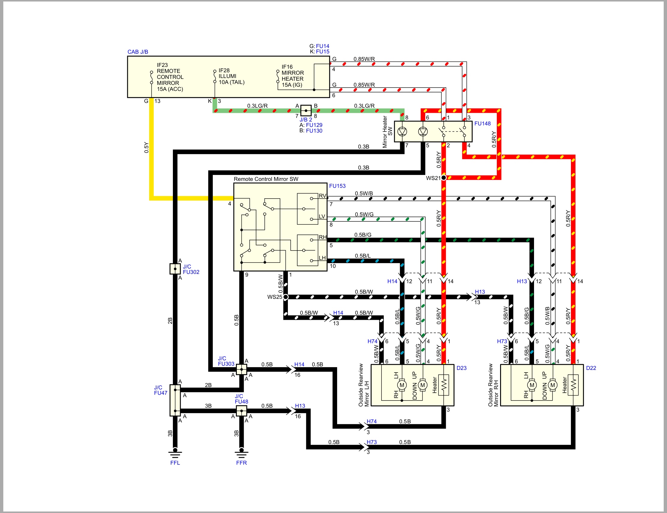 Isuzu Truck F&G Series 08 Cab model 2021 1st edition Europe Israel Wiring Diagram MGHTML WEN 2111EU (2)