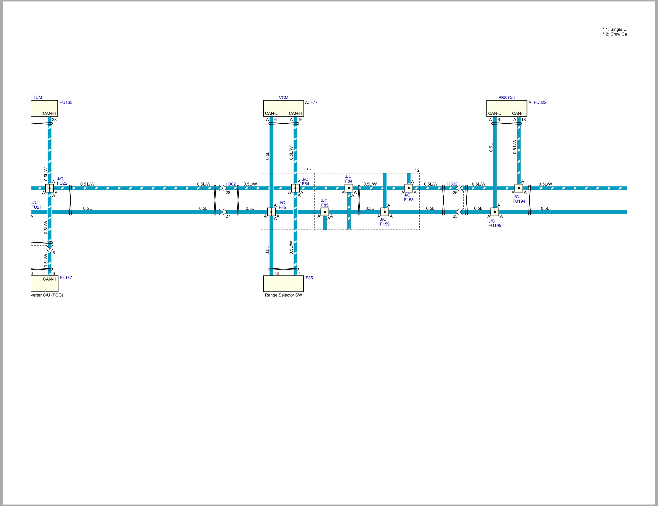 Isuzu Truck F&G Series 08 Cab model 2021 3rd Australia New Zealand Wiring Diagram MGHTML WEN 2111AU (2)