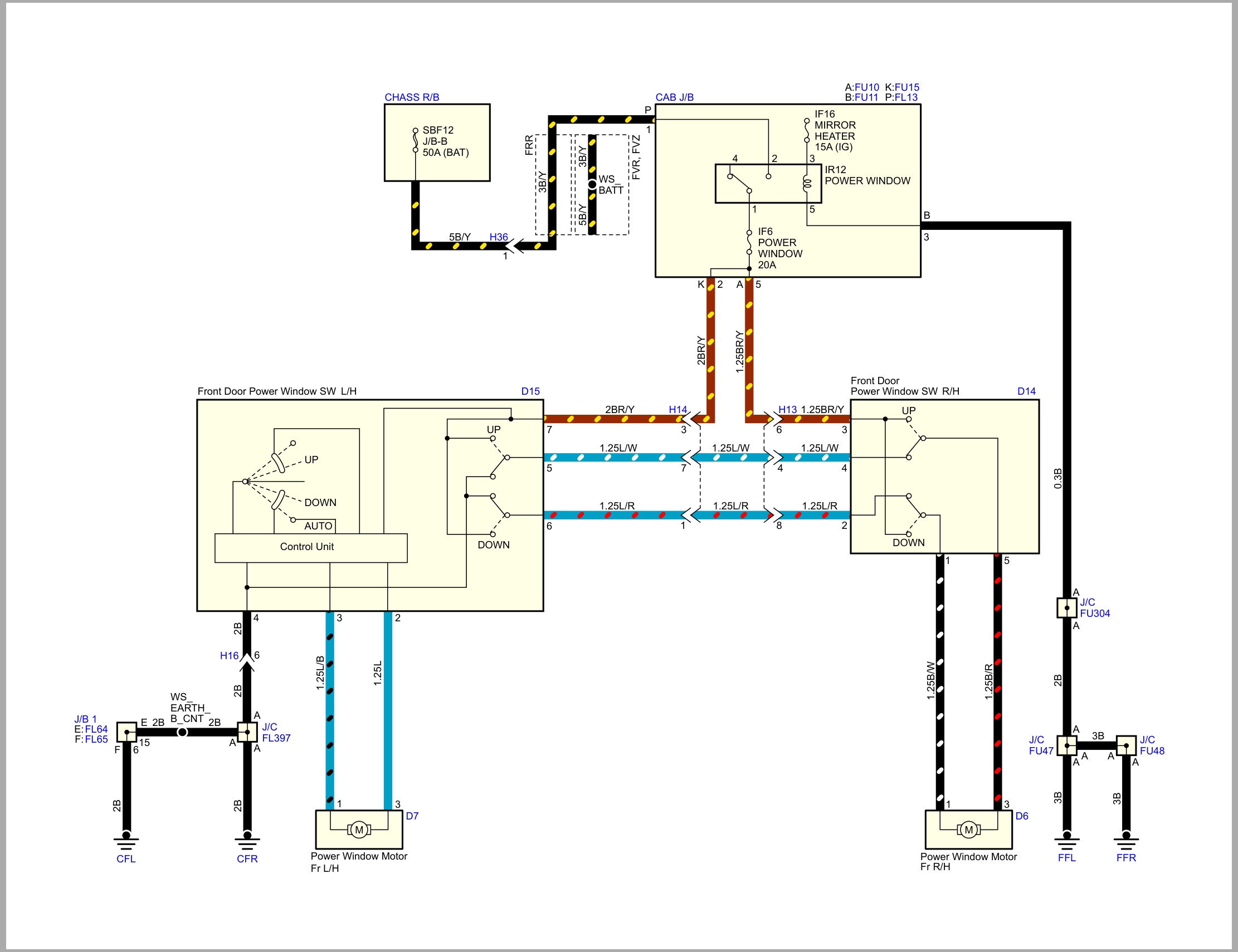 Isuzu Truck F&G Series 08 Cab model 2023 to 2025 2nd edition Wiring Diagram MFHTML WEN 2321 (1)
