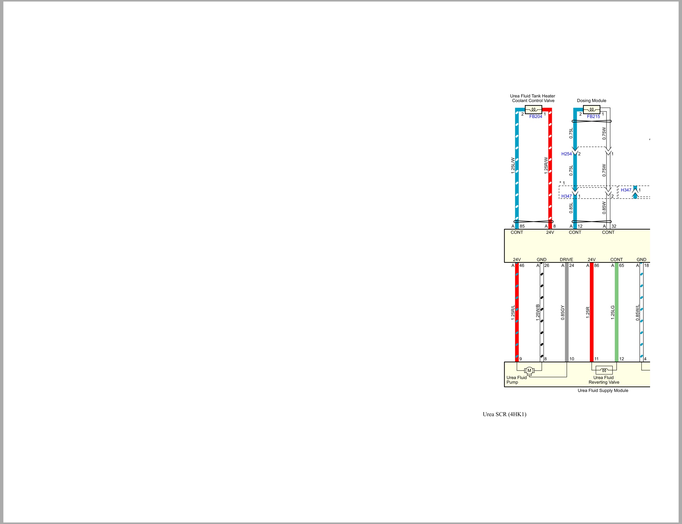 Isuzu Truck F&G Series 08 Cab model 2023 to 2025 2nd edition Wiring Diagram MFHTML WEN 2321 (2)