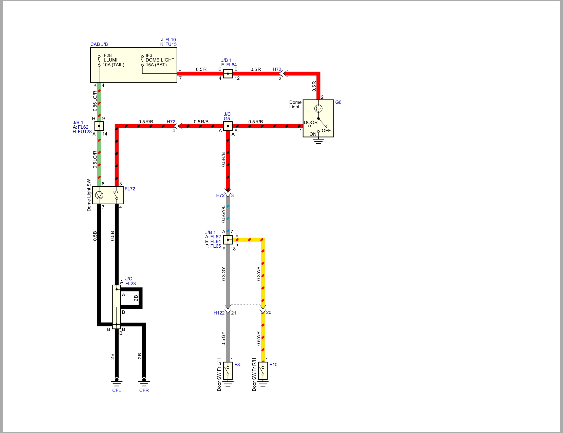 Isuzu Truck FX FY GX Series 08 Cab model 2017 to 2024 4th edition Hong Kong Wiring Diagram FXHTML WEN 1761HK (1)