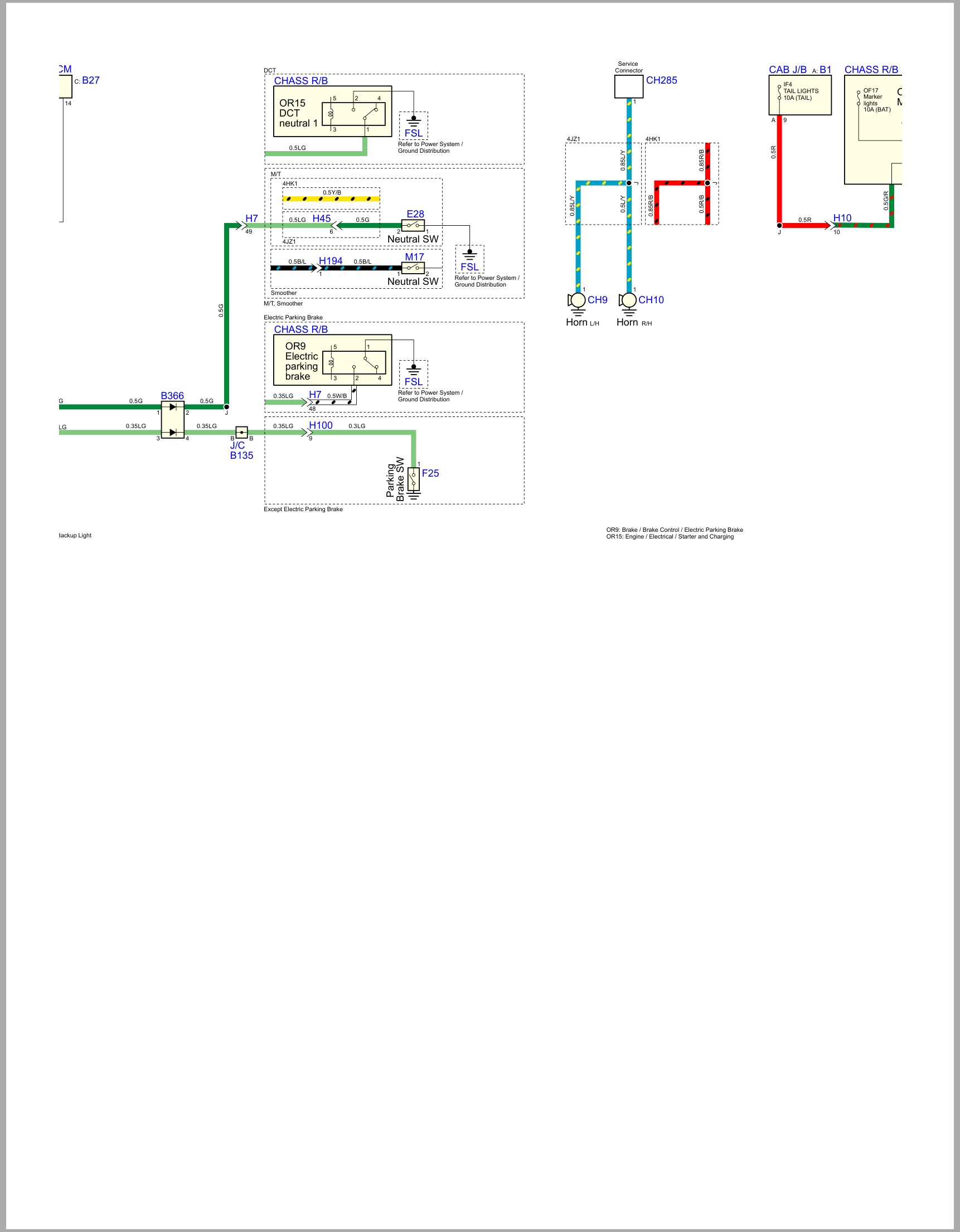 Isuzu Truck N Sereis 24 Cab model 2026 1st edition EU UK Israel Turkey Wiring Diagram LGHTML WEN 2661 (2)