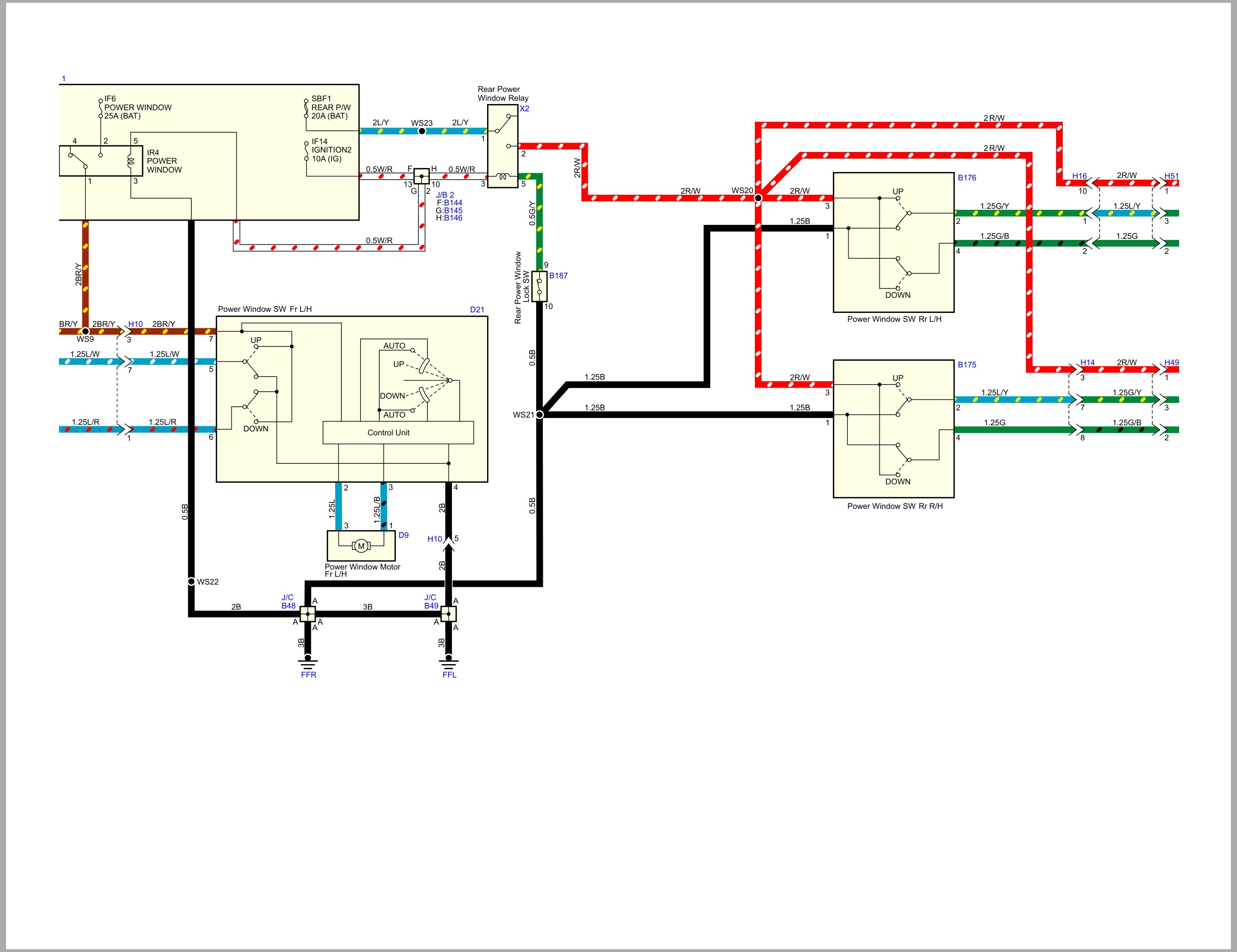Isuzu Truck N Series 08 Cab model 2014 to 2024 Euro2 Euro3 Euro4 Wiring Diagram LGHTML WEN 1441 (1)
