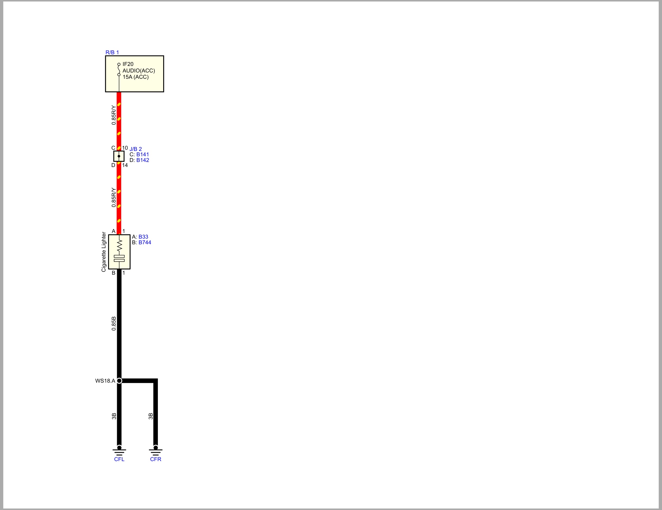 Isuzu Truck N Series 08 Cab model 2018 to 2022 Wiring Diagram LGHTML WEN 1871IGJ (2)