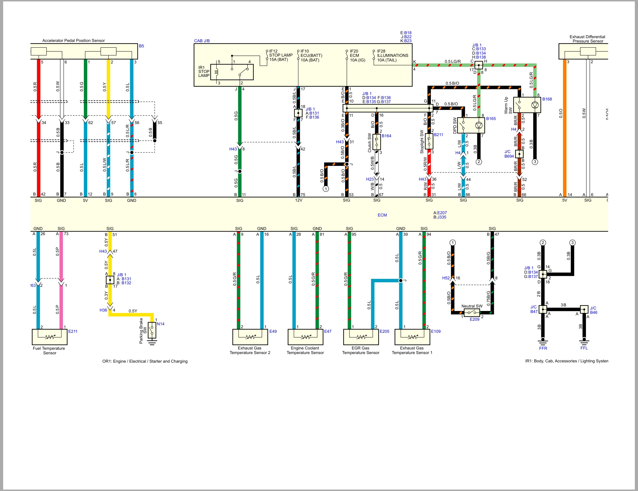 Isuzu Truck N Series 08 Cab model 2020 to 2021 2nd edition Hong Kong Wiring Diagram LGHTML WEN 2091 (1)