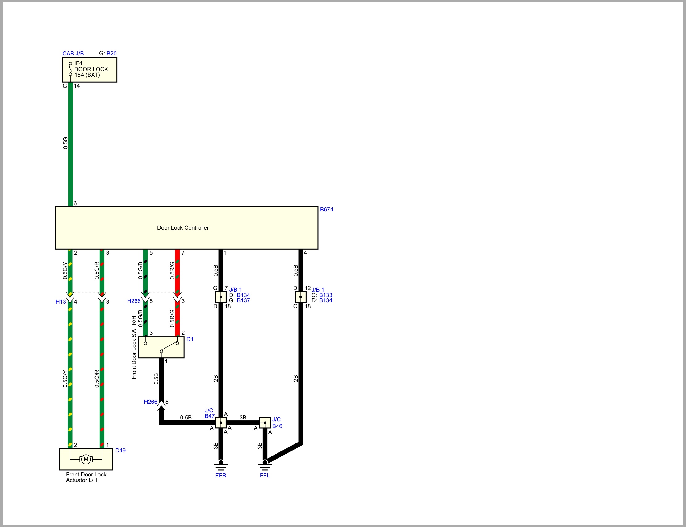 Isuzu Truck N Series 08 Cab model 2020 to 2021 2nd edition Hong Kong Wiring Diagram LGHTML WEN 2091 (2)