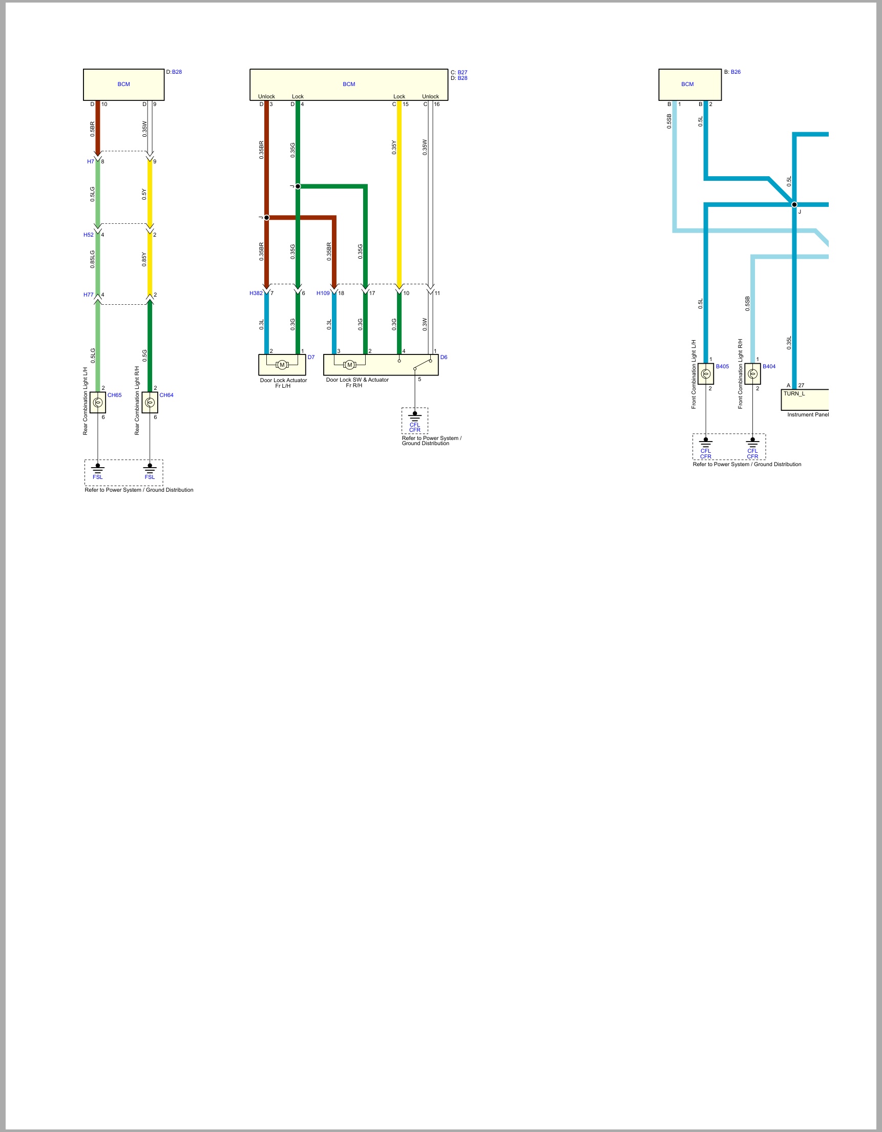 Isuzu Truck N Series 24 Cab model 2026 1st edition Mexico Wiring Diagram LGHTML WEN 2641MX (2)