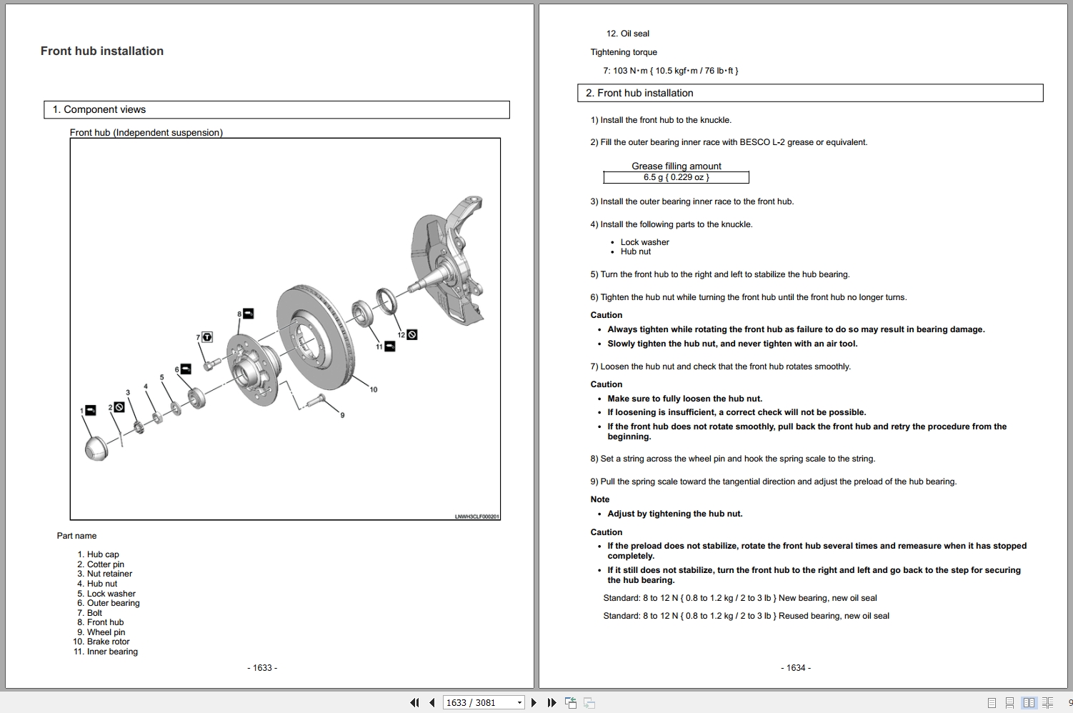 Isuzu Truck P Series 17 Cab model 2020 to 2023 Service Information Electric Wiring Diagram PHHTML WEN 2091 (2)