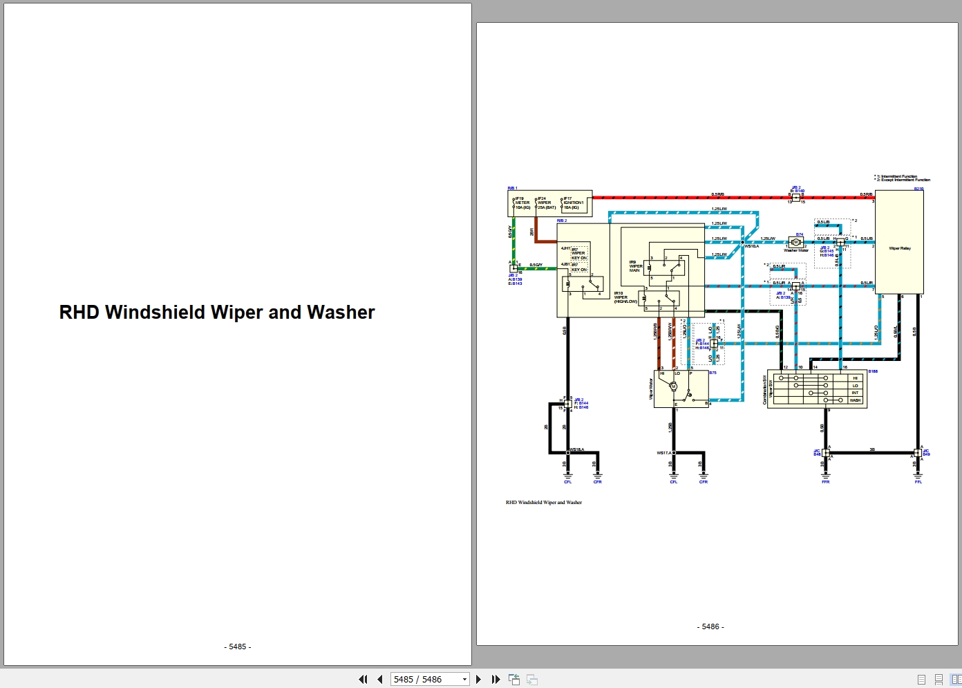 Isuzu Truck Q Series 08 Cab Model 2021 Service Information Electric Wiring Diagram LGHTML WEN 2101IGJ (3)