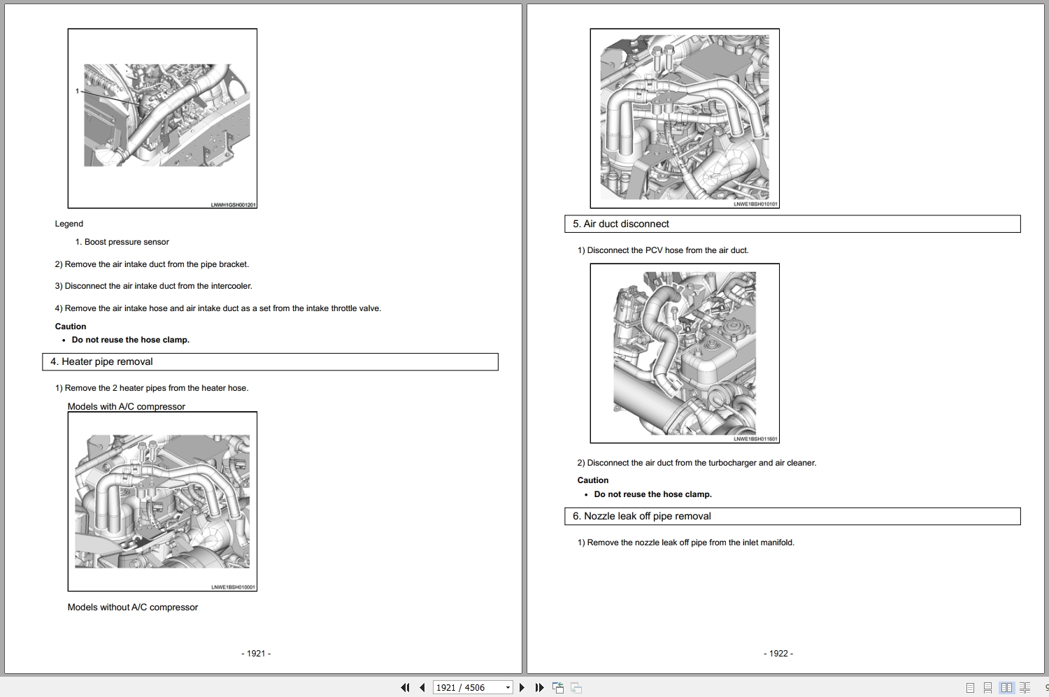 Isuzu Truck Q Series 08 Cab model 2024 Service Information Electric Wiring Diagram LGHTML WEN 2101IGJ (2)