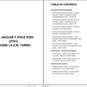 Jaguar F Pace P250 X761 2023 Engine L4 2.0L Turbo Wiring Diagram (1)