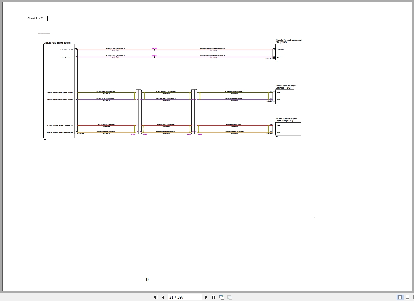 Jaguar F Pace P250S X761 2025 Engine L4 2.0L Turbo Wiring Diagram (2)