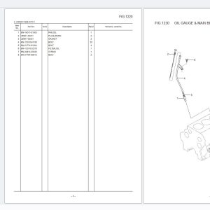 Kubota Engine V3800Dl T E2B SHTC 1 For Mitsubishi SD23T9EX SD25T9EX Parts Catalog (2)