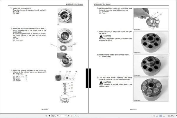 Kubota Excavator U15 U15 3 Workshop Manual 97899 61482 2