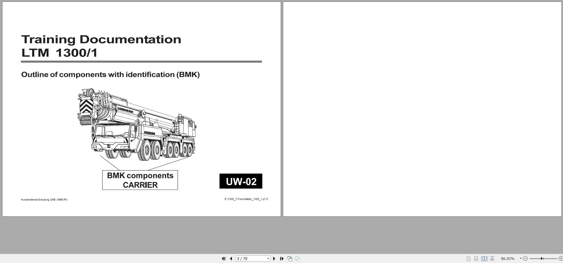 Liebherr Crane LTM 1300 1 Tranining Documentation 1