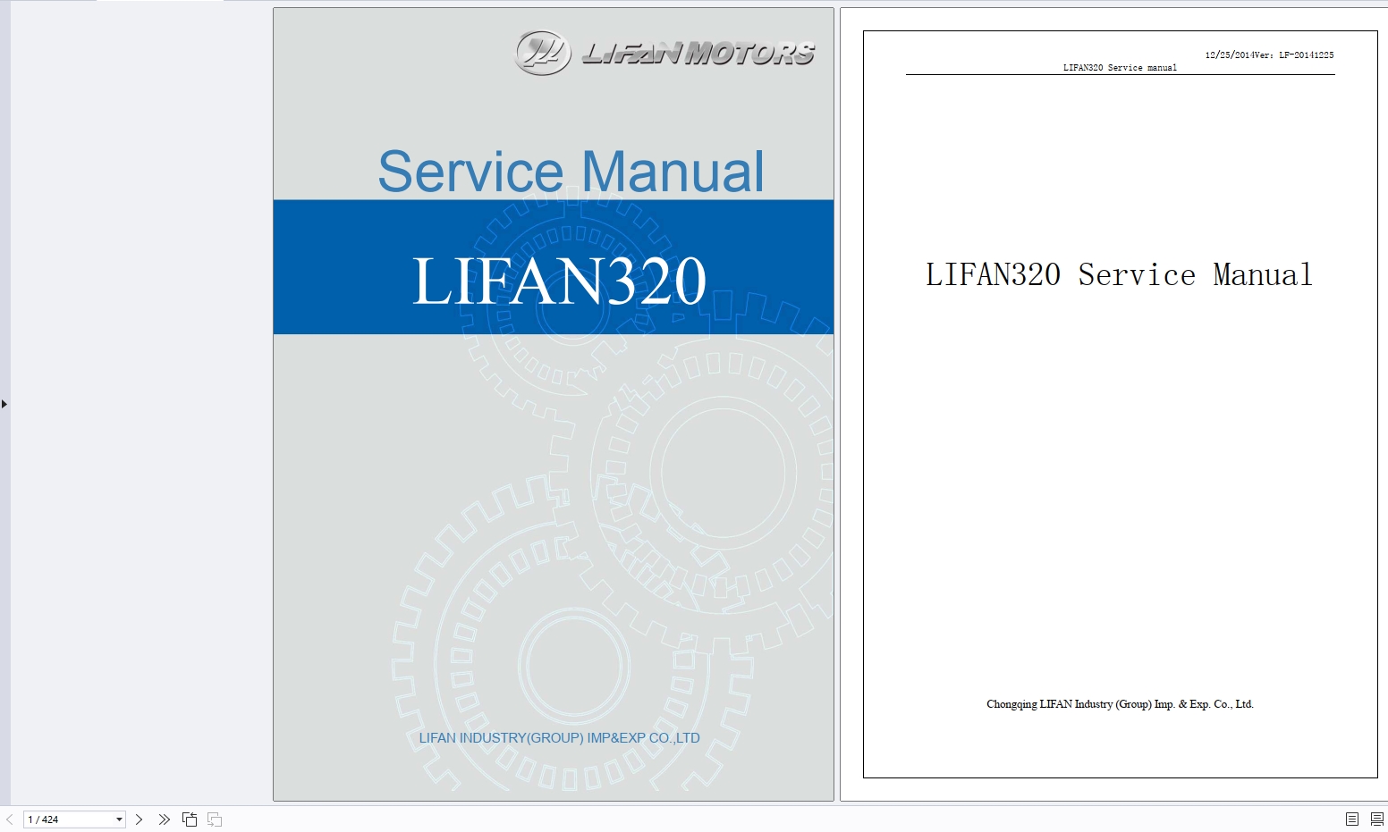 Lifan Car 1.8 GB PDF User Service Manual Parts Catalog (2)