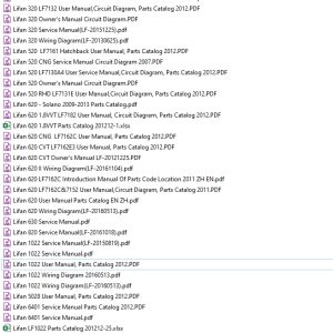 Lifan Car 1.8 GB PDF User Service Manual Parts Catalog (4)