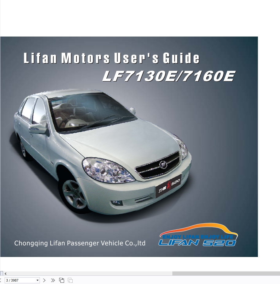 Lifan Car 1.8 GB PDF User Service Manual Parts Catalog (5)
