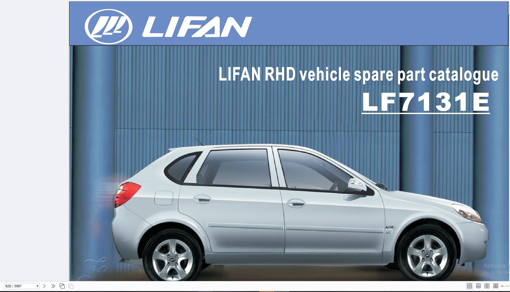 Lifan Car 1.8 GB PDF User Service Manual Parts Catalog (7)